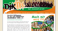 Desktop Screenshot of djk-lenkerbeck.de